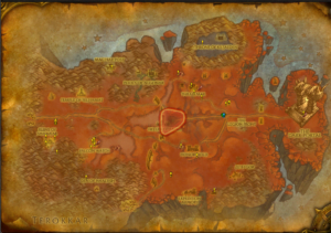 Hellfire Peninsula Map world of warcraft
