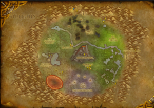 Un'Goro Crater Map world of warcraft