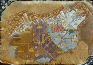 Zul'Drak Northrend Map world of warcraft