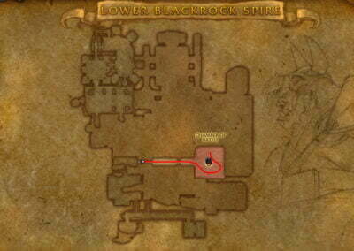 Dungeon Fasrms Lower Blackrock Spire Chamber of Battle Route 11