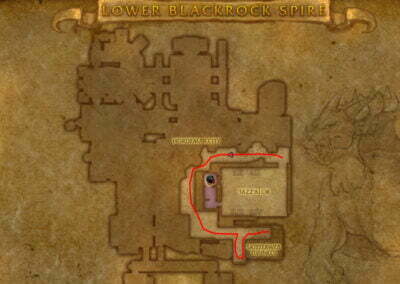 Dungeon Fasrms Lower Blackrock Spire TazzAlor Route 6
