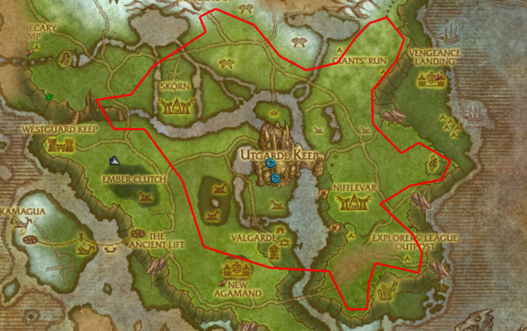 goldclover farming route howling fjord wow