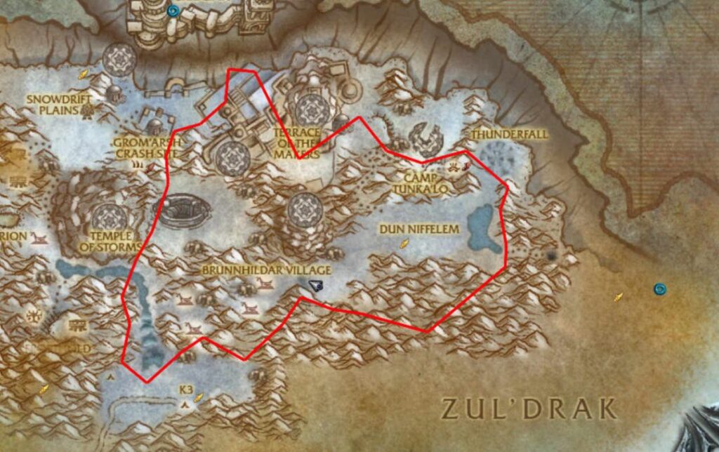 WoW Lichbloom farming spot the storm peaks