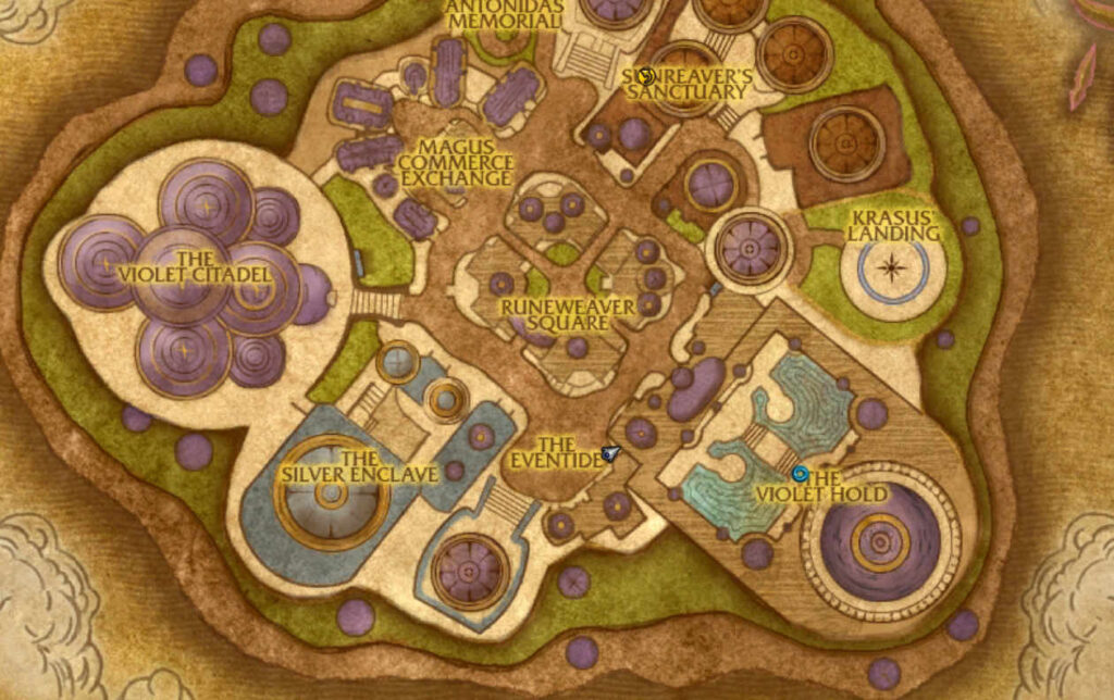 Northrend-Fishing-Dalaran-Location