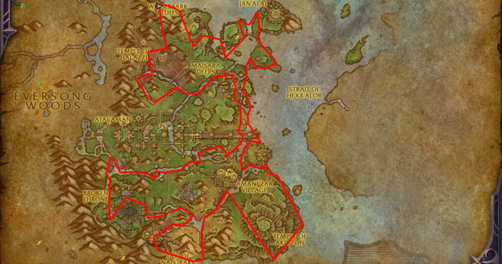 Mana Lily zul aman route location